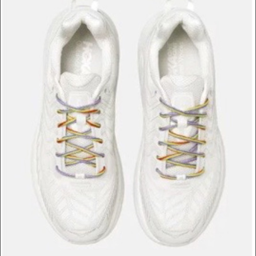 Special edition, sold out Outdoor Voices x Hoka rainbow laces